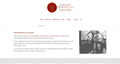 Desktop Screenshot of fmc-solicitors.com